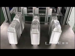 आईएसओ पूरी तरह से स्वचालित एल्यूमीनियम पन्नी कंटेनर मशीन 4 गुहाओं