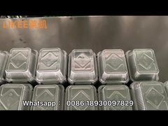 80 टन पूरी तरह से स्वचालित एल्यूमीनियम पन्नी कंटेनर बनाने की मशीन 4 गुहाएं