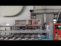 T63 सी फ्रेम ऑटोमैटिक एल्यूमीनियम पन्नी कंटेनर बनाने की मशीन