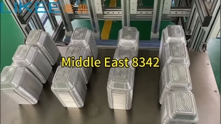 एलके-टी80 एल्यूमिनियम फ़ॉइल 8342 कंटेनर बनाने की मशीन मध्य पूर्व गर्म बिक्री