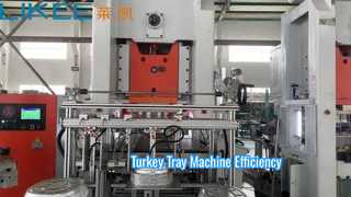 LK-T80 एल्यूमीनियम फ़ॉइल टर्की ट्रे बनाने की मशीन
