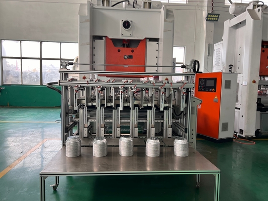 खरीदें 3 चरण 80T एल्यूमीनियम पन्नी कंटेनर बनाने की मशीन online manufacture
