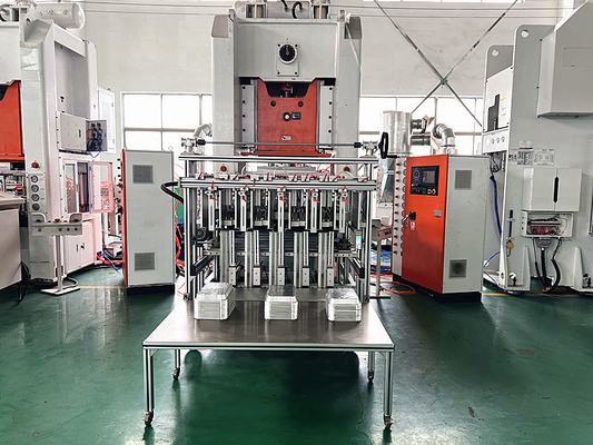 खरीदें उच्च आउटपुट मित्सुबिशी पीएलसी 13000KG एल्यूमीनियम फॉयल बॉक्स बनाने की मशीन online manufacture