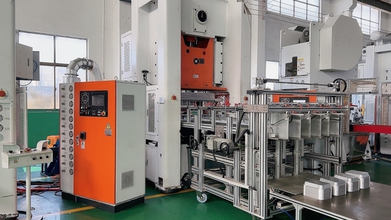 खरीदें फिक्स्ड टाइप 27KW एल्युमिनियम फूड कंटेनर मेकिंग मशीन 260mm स्ट्रोक online manufacture