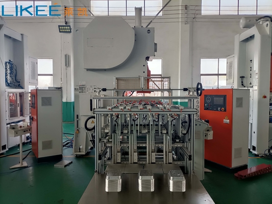 खरीदें सीमेंस मोटर के साथ स्वचालित एल्यूमीनियम पन्नी प्लेट बनाने की मशीन online manufacture