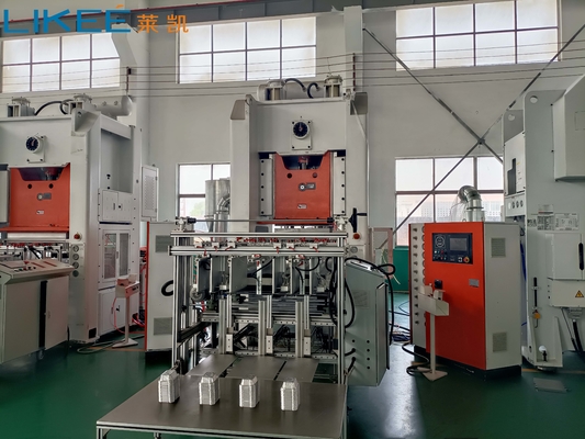 खरीदें मित्सुबिशी इन्वर्टर के साथ 26KW एच-फ्रेम एल्यूमीनियम पन्नी कंटेनर बनाने की मशीन online manufacture
