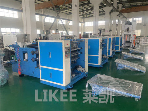 गुणवत्ता  2023 Latest Model Three Folding Aluminum Foil Pop up Sheet Machine for Food Package कारखाना
