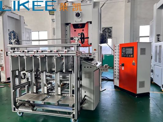 खरीदें LK-T80 Aluminum Foil Container Making Machine with 35-70 Strokes Per Minute for Square Tray Production and 80ton Press Capacity online manufacture