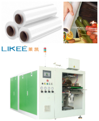 खरीदें LK-CF02 क्लिंग फिल्म रोल रिवाइंडिंग मशीन सर्वो मोटर नियंत्रण से लैस online manufacture