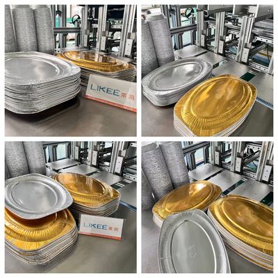 खरीदें LK-T80 Food Container Punching Machine Automatic Food-Safe Fish Pan Forming Machine online manufacture