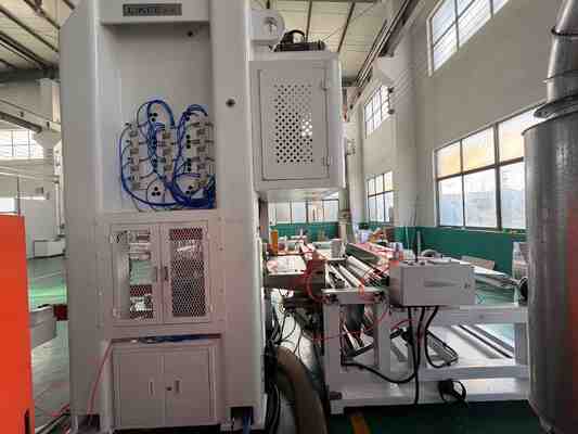 खरीदें एल्यूमीनियम पन्नी कंटेनर बनाने की मशीन खाद्य ग्रेड आयताकार पूर्ण आकार पैन बारबेक्यू online manufacture