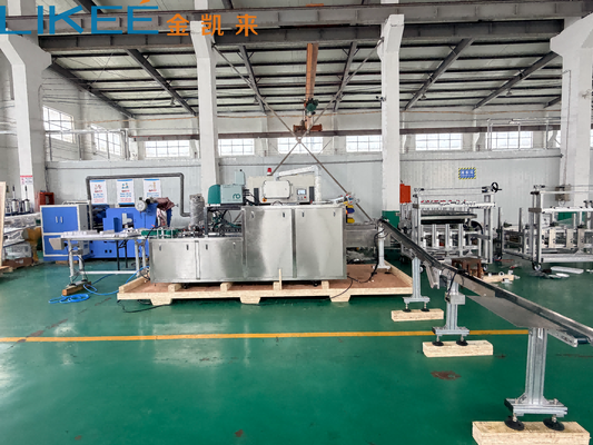 गुणवत्ता  Automatic Cartoning Machine for Aluminum Foil Small Roll Packing with PLC Touch Screen and 30-60 Boxes per Minute कारखाना