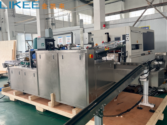 खरीदें ऑटोमैटिक कार्टनिंग मशीन 380V 5KW ओवरलोड सुरक्षा और सुरक्षा कवर ऑनलाइन निर्माण