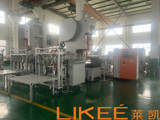 खरीदें 63 टन एल्यूमीनियम पन्नी कंटेनर बनाने की मशीन फ्रीजर सुरक्षित आयताकार पूर्ण आकार पैन बारबेक्यू online manufacture