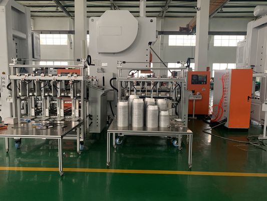 खरीदें LK-T63 Aluminum Foil Container Making Machine for Thin Foil (0.03-0.08mm) Production online manufacture