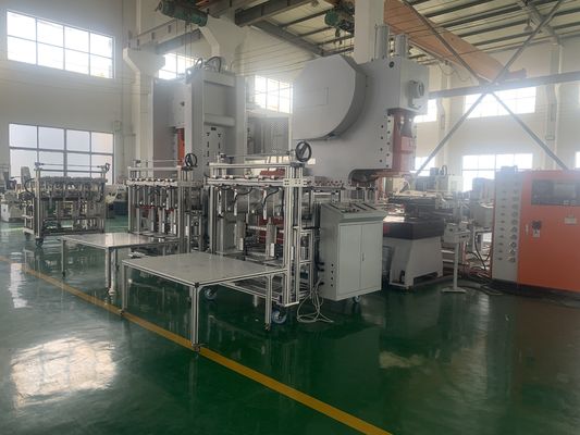 खरीदें LK-T63 Aluminum Foil Container Making Machine with Integrated Material Recycling System online manufacture