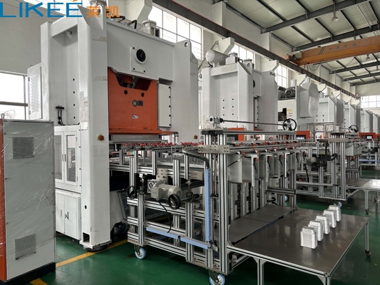 130 टन एल्युमिनियम फॉयल कंटेनर मेकिंग मशीन 29KW एल्युमिनियम फॉयल मेकिंग मशीन