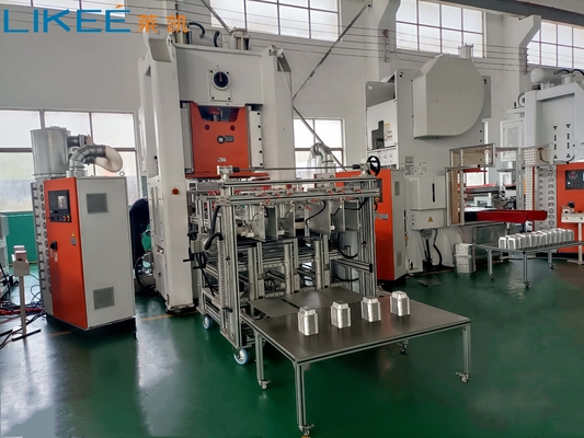 12000pcs/H Alufoil एल्यूमीनियम खाद्य कंटेनर विनिर्माण मशीन