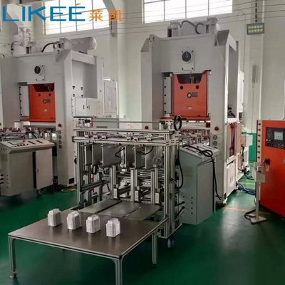 12000Pcs/h क्षमता एल्यूमीनियम पन्नी कंटेनर उत्पादन लाइन 0.8MPa वायु दबाव आवश्यकता के साथ