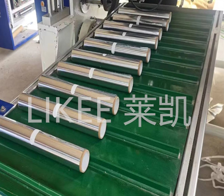LKWD-450 हाउस एल्यूमिनियम फॉयल रीवाइंडिंग स्वचालित मशीन 7.5KW कार्य शक्ति